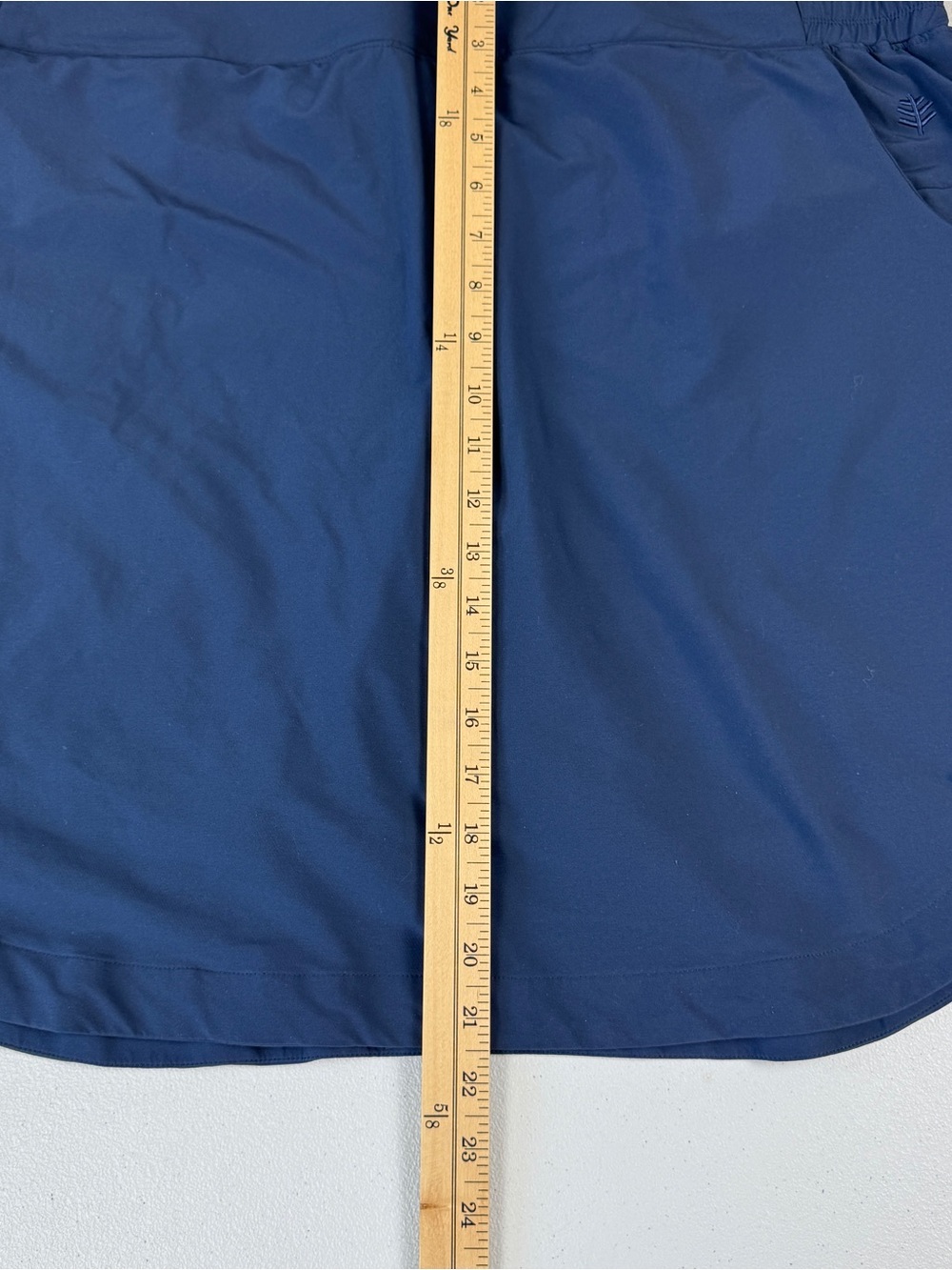 Coolibar Pisa Travel Skort Womens XXL Navy Blue UPF 50+ Sun Protection Active - Picture 11 of 11